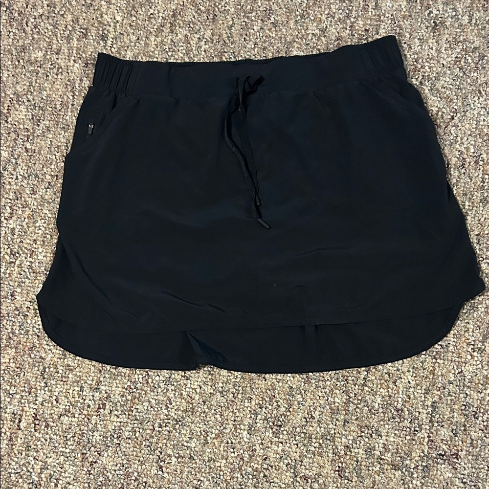 All in Motion Black Skort